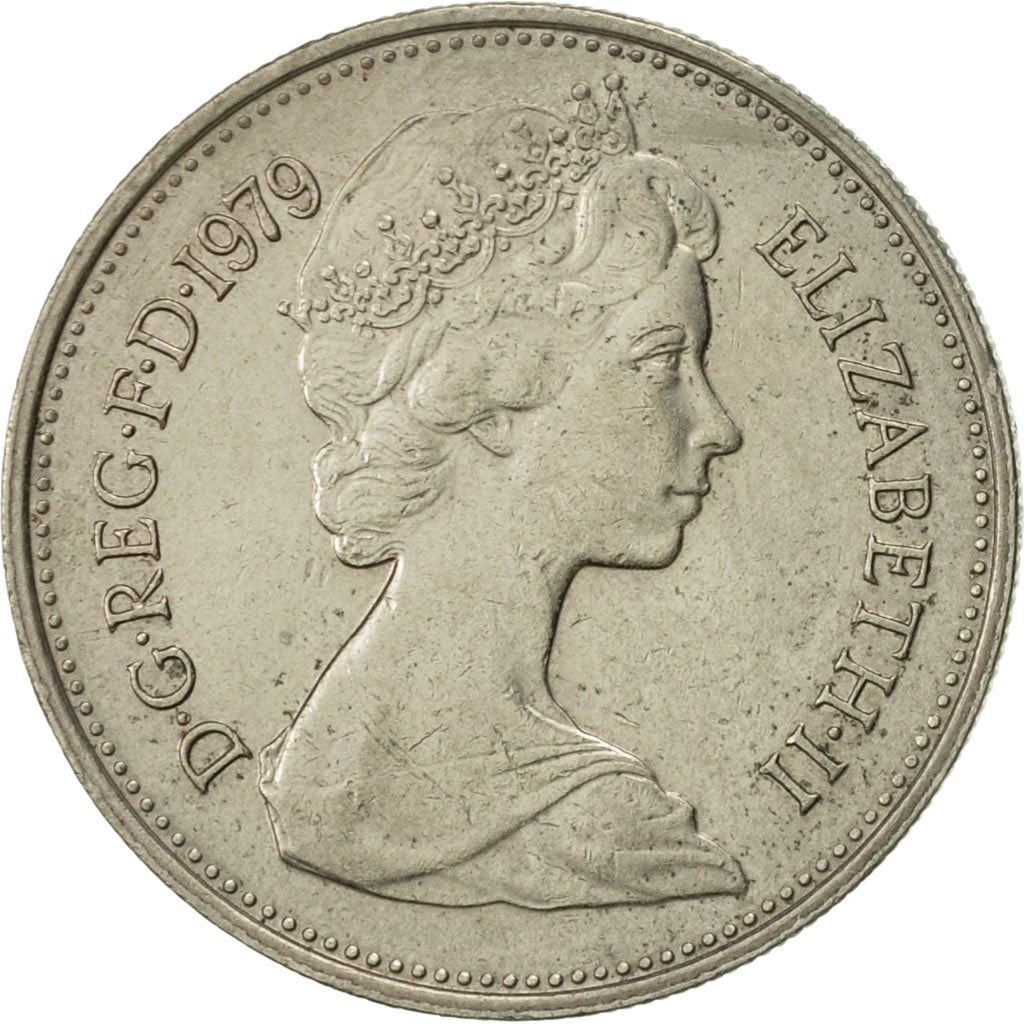 United Kingdom 5 New Pence - Elizabeth II 2nd portrait | Coin