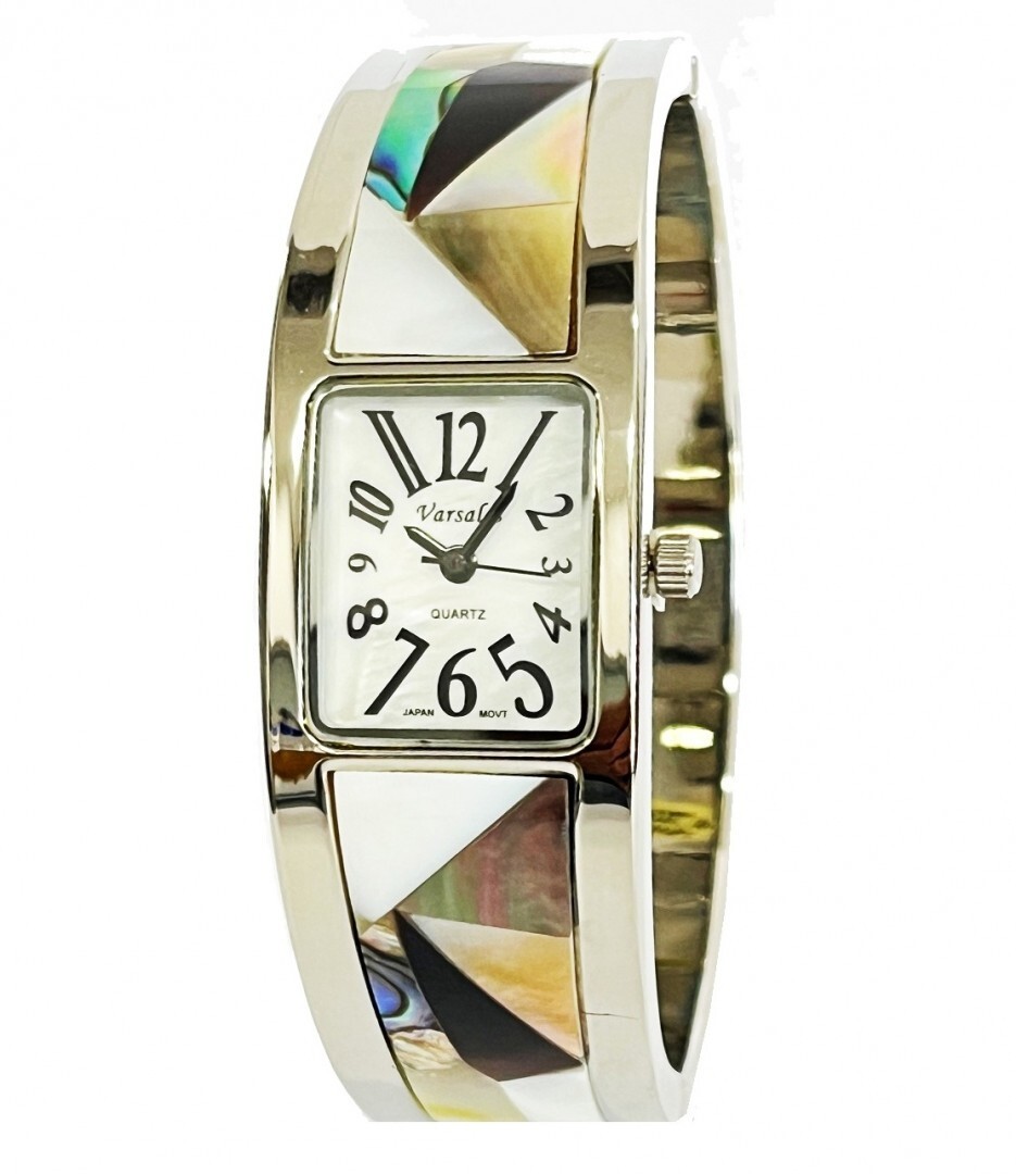 Varsales Womens Stainless Steel Japanese Quartz Movement Mother Of varsales-womens-stainless-steel-japanese-quartz-movement-mother-of