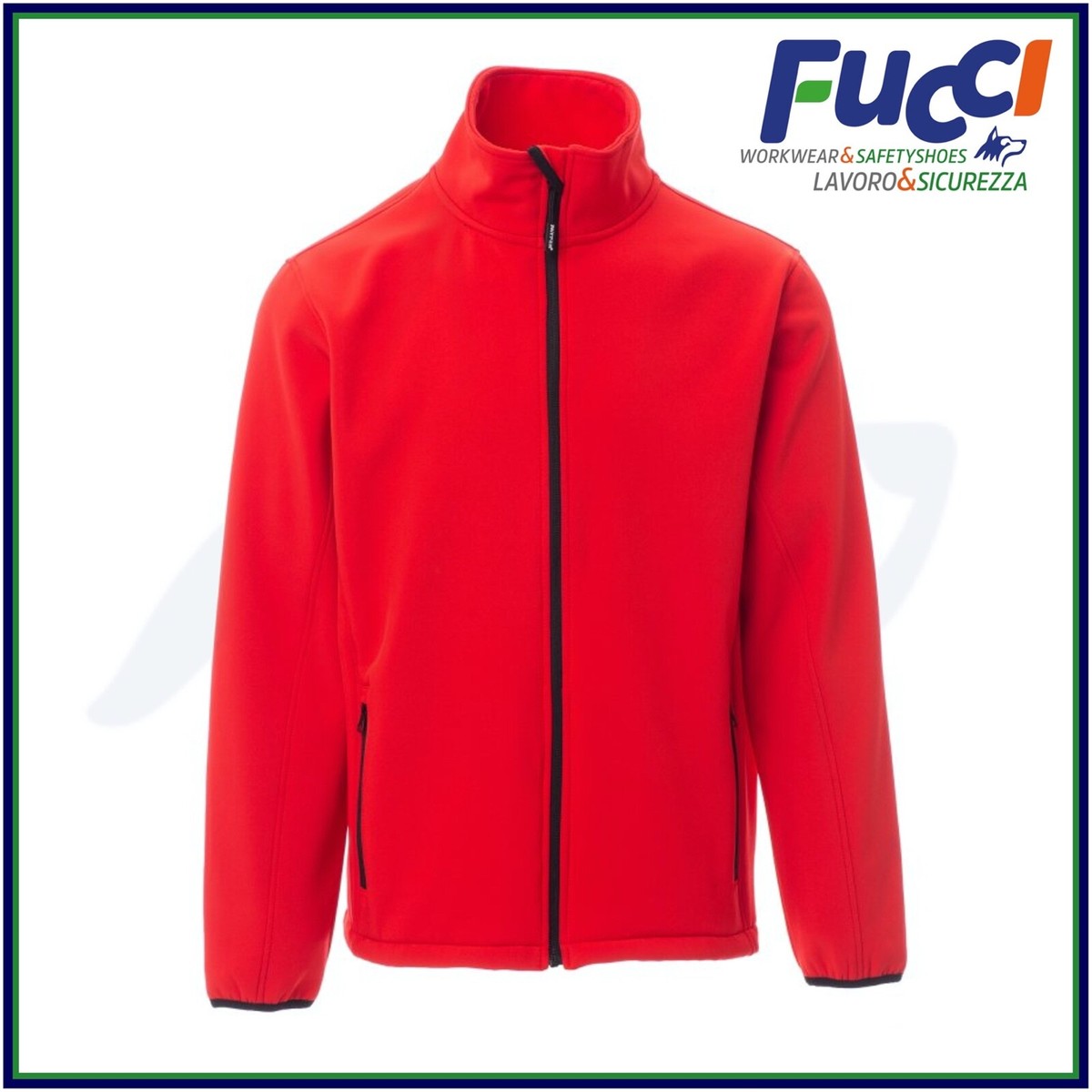 Felpa Uomo Con Zip Intera e Tasche Senza Cappuccio Impermeabile Sport da  Lavoro