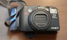 Minolta Riva Zoom 135 EX Compact Point Shoot 35mm Camera For Parts