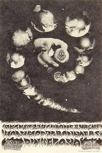 Pink Floyd Avalon Ballroom Vintage Original Family Dog Post Card 1968 - Picture 1 of 3