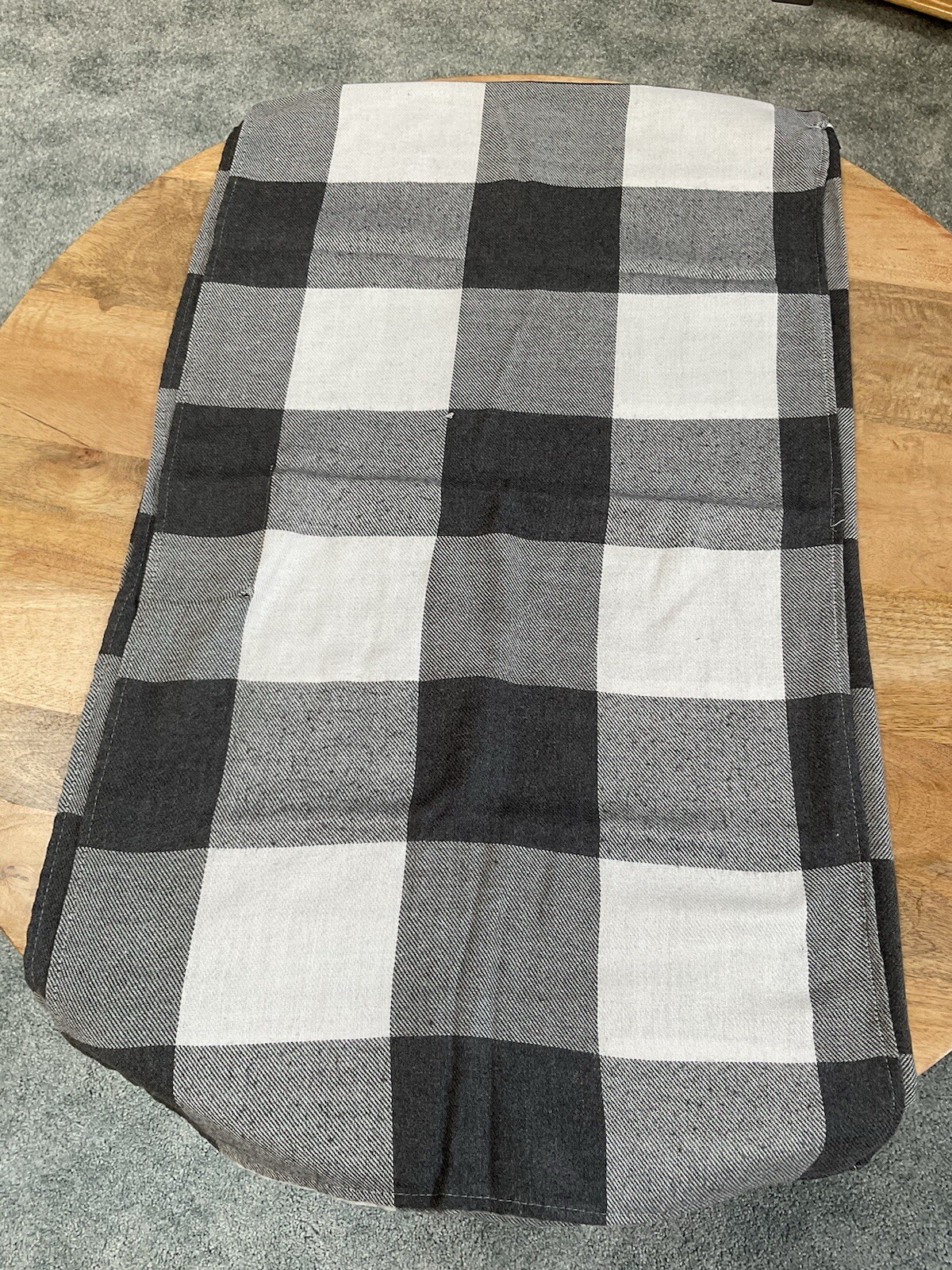 Universal Thread Gray Buffalo Plaid Open Poncho/S… - image 6