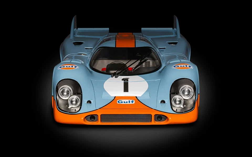 Pocher HK118 Porsche 917K - Gulf Edition 1/8 Premium Diecast Model Kit Foto 4 de 4