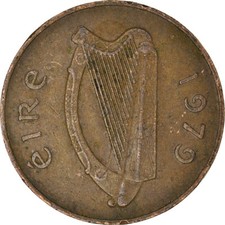 #933360 M&uuml;nze, IRELAND REPUBLIC, 2 Pence, 1979