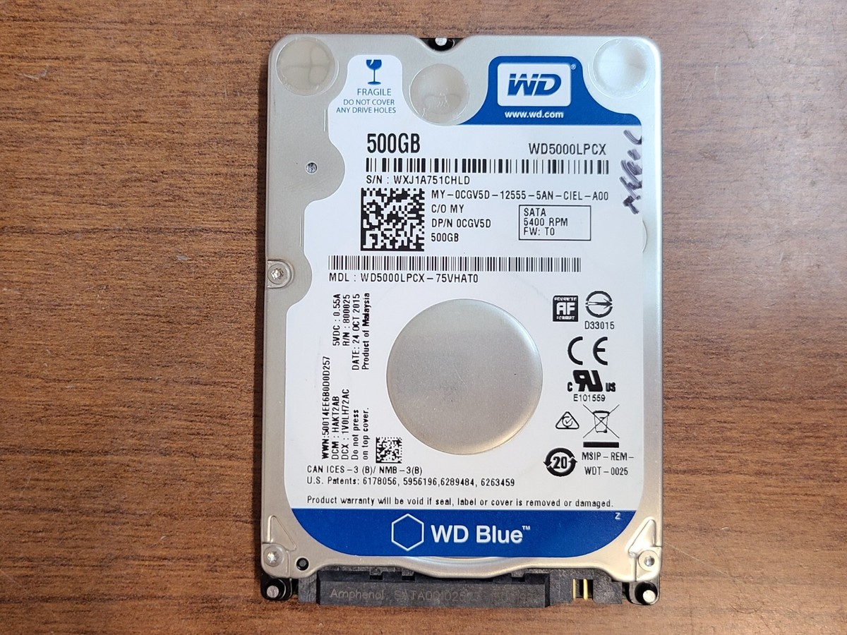 WD BLUE ハードディスクドライブ 5400RPM Western Digital Blue