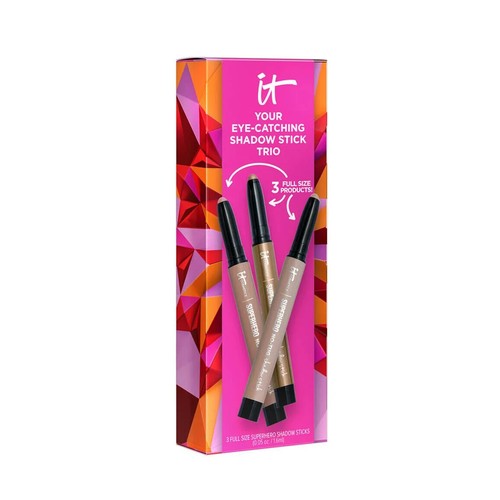 IT Cosmetics Superhero Shadow Stick Trio Shade Super Slate, Taupe, Bare & Brave - Picture 3 of 3