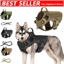 NEW Tactical Dog Vest Harness – Military K9 Dog Training Vest – Working Dog USA