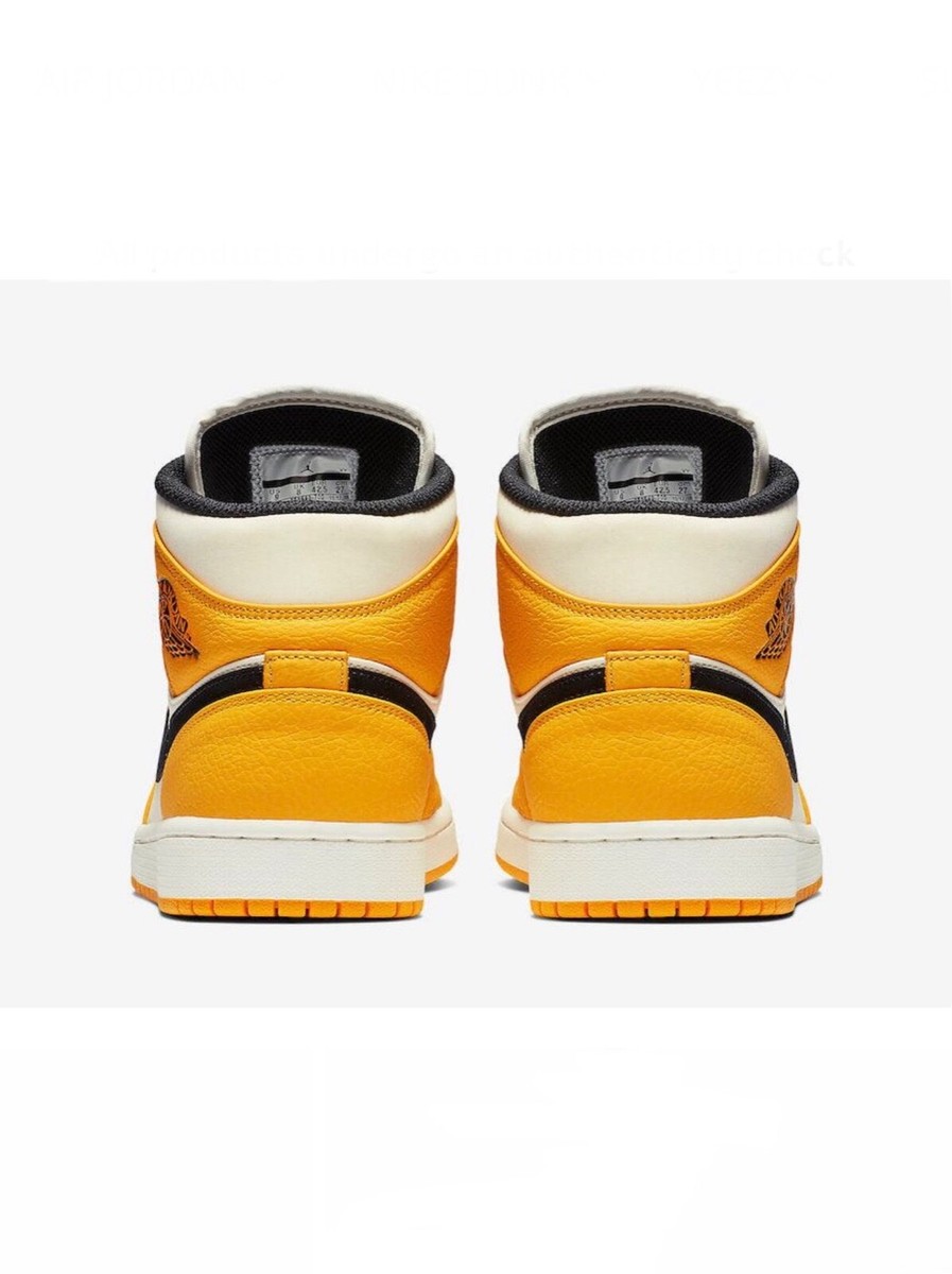 シューズ(男性用) Nike Air Jordan 1 Mid Purple/Yellow US 9 Amazon.com: Jordan Men's 1 Mid, Dark Concord/Taxi-white