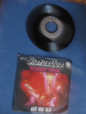 STATUS QUO Accident Prone + Let me fly 7''Vinyl Single Jukebox Label 1978 Platte