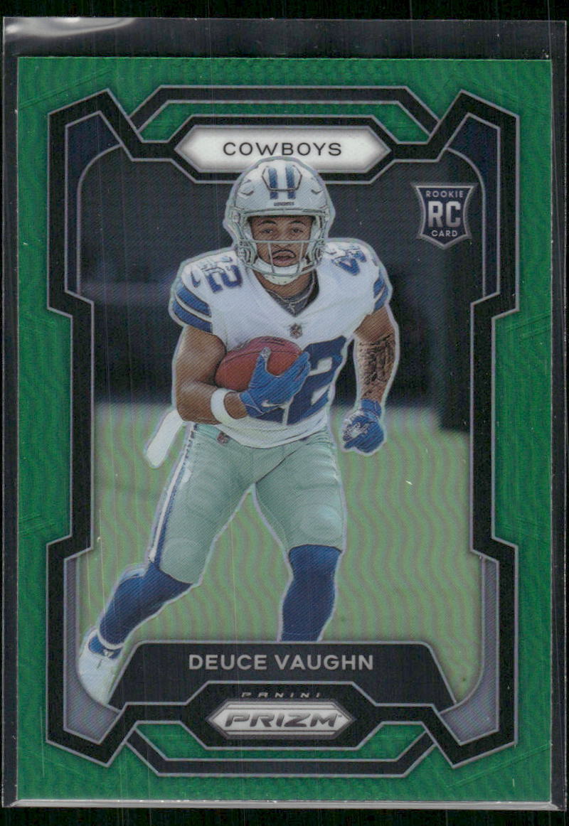 #324 Deuce Vaughn 2023 Panini Prizm Green