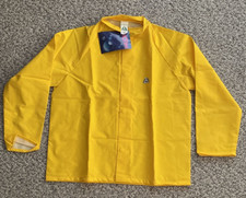 Rain Jacket Mens Medium Flexothane Ultratex Bata Yellow Outdoor Sioen