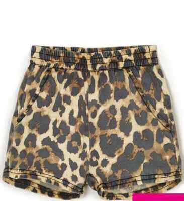 Sofie Schnoor Baby Daphne Mini Me Leopard Print Shorts Size 9 Months Brand New!