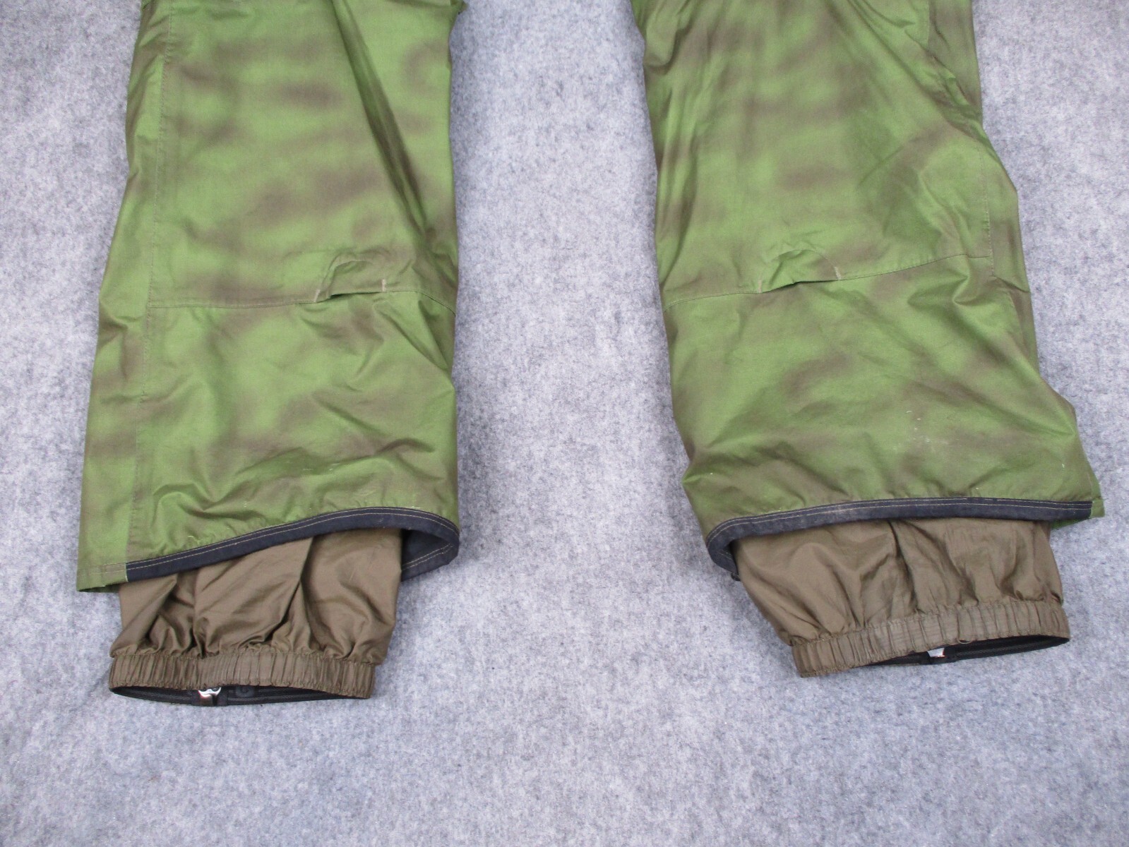 Burton Snowboard Pants Mens Large Green Dryride Camo Ski Lined