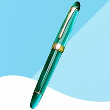 Kaigelu 356 Acrylic Green Fountain Pen EF/F/M Nib Writting Ink Pen Office PenEr
