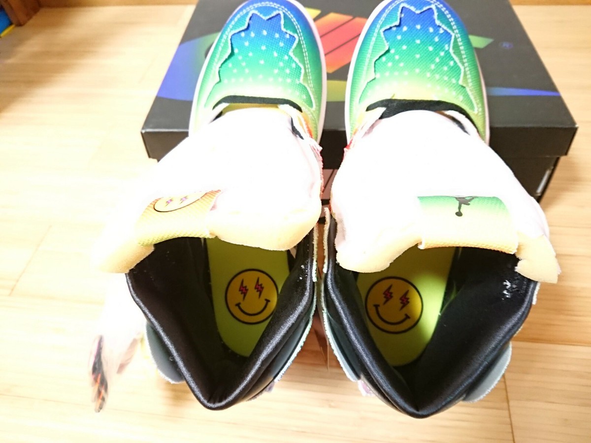 Nike x J Balvin Air Jordan 1 High Rainbow DC3481-900 US 7 - 14