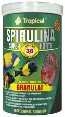 Tropical Spirulina Forte 36% Granulat 250 ml Fischfutter Cichlid 