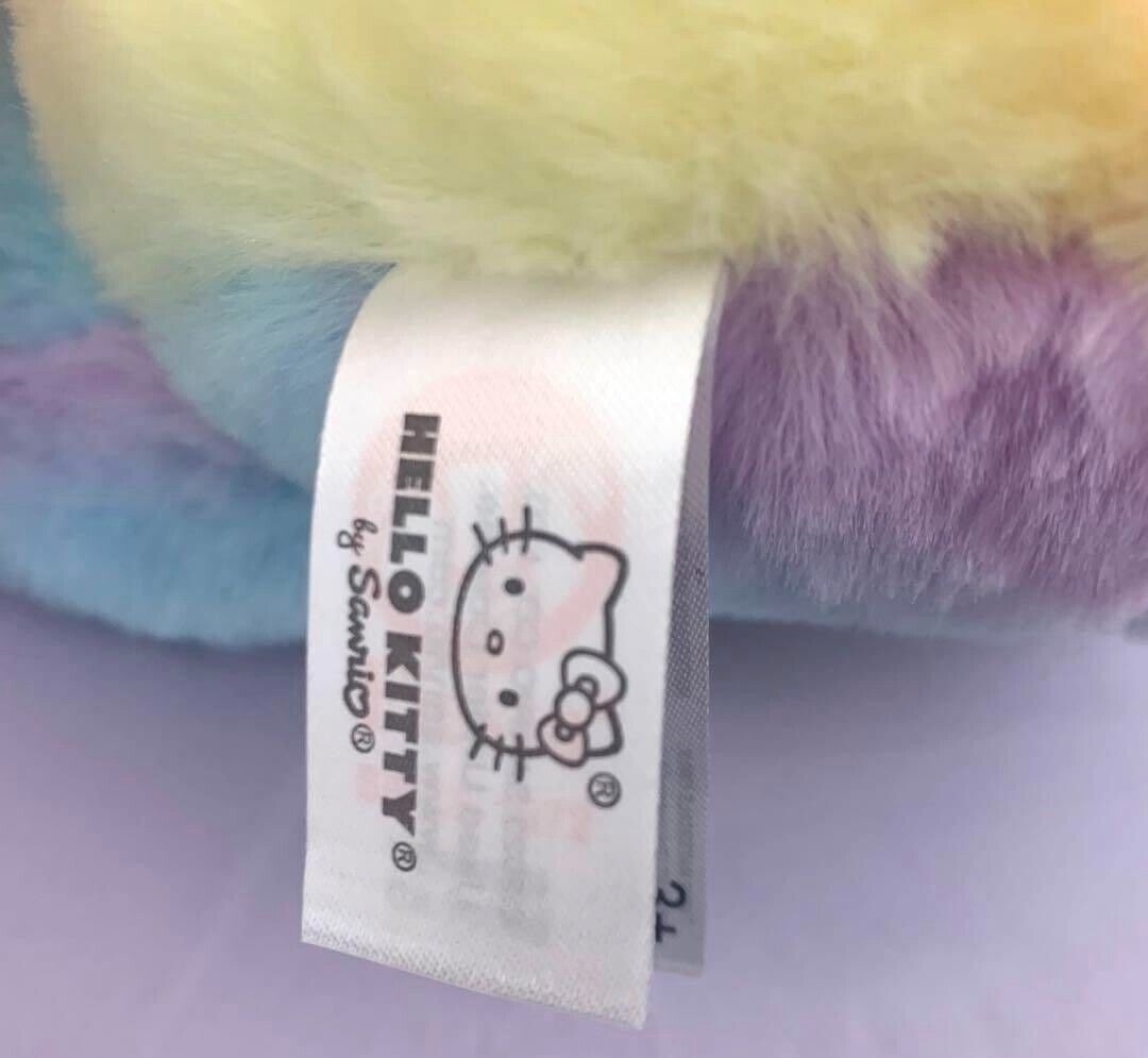 Hello Kitty Rainbow Sherbet Plush Bear 17.5 inch Jungkook Hello Kitty Rainbow Sherbet Plush Bear 17.5 inch Jungkook
