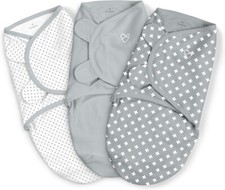 SwaddleMe by Ingenuity 3-Pack Original Swaddle Small/Medium, 0-3 Months
