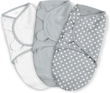 SwaddleMe by Ingenuity  3-Pack Original Swaddle  Small/Medium, 0-3 Months