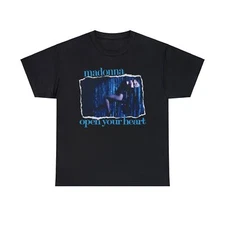 Madonna Heavy Cotton Tee, Open Your Heart