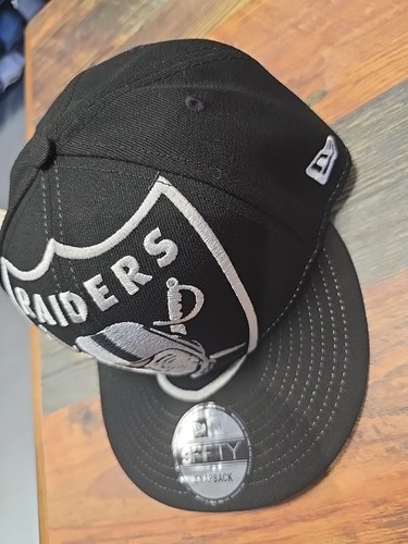 Las Vegas Raiders Oakland Nation cap new ERA 9/fifty retro Large Logo snapback - Picture 2 of 4