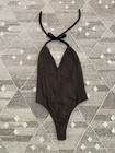 Cosmo x Dress the Population Bodysuit, NWT, Size Large, Nude/Black Color — photo 2