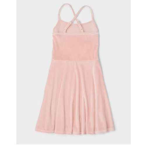 The Children's Place Sugar & Jade Tween Girls Velour Strappy Skater Dress - 第 5/5 張圖片