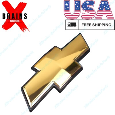#ad Fit for 2007 2014 Tahoe Suburban Avalanche Front Grille Bowtie Emblem Gold $22.81