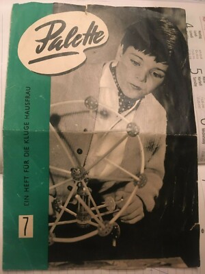 DDR DEWAG-Werbung Berlin Palette 7 Ratgeber Heft für die kluge Hausfrau 1962