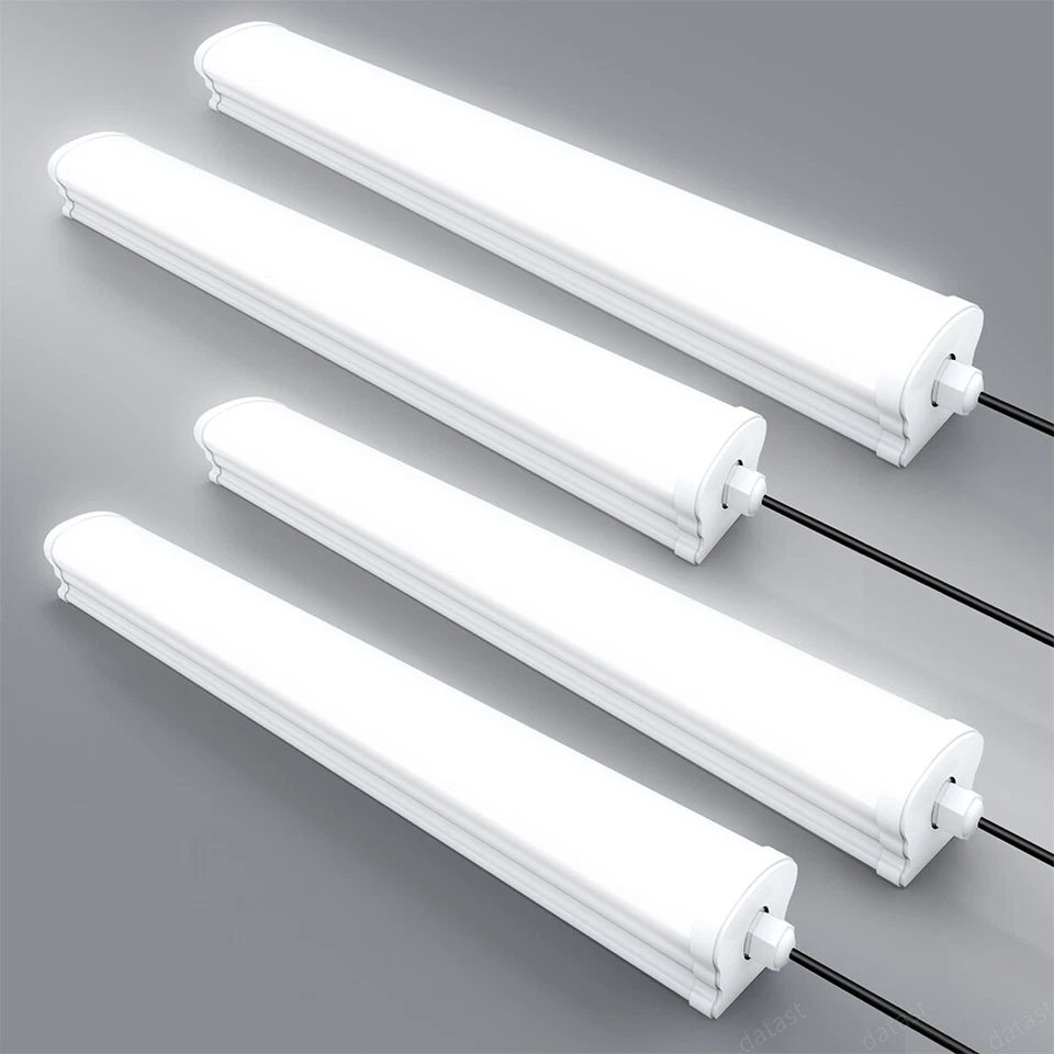 60/120/150 cm LED wet room light tube fixture workshop lamp basement new - Image 3 of 4