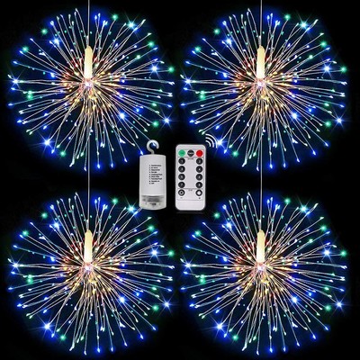 Fairy String Lights, 120 LED, 8 Modes, Battery Operated, Waterproof, Copper W...