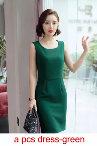 Women Casual Office Wear Suit Business Uniform Blazer Dress Work 2 Piece Sets - Picture 49 of 54