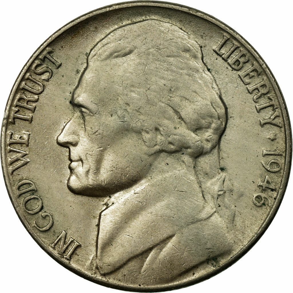 [#691142] Moneta, USA, Jefferson Nickel, 5 Cents, 1946, U.S. Mint ...
