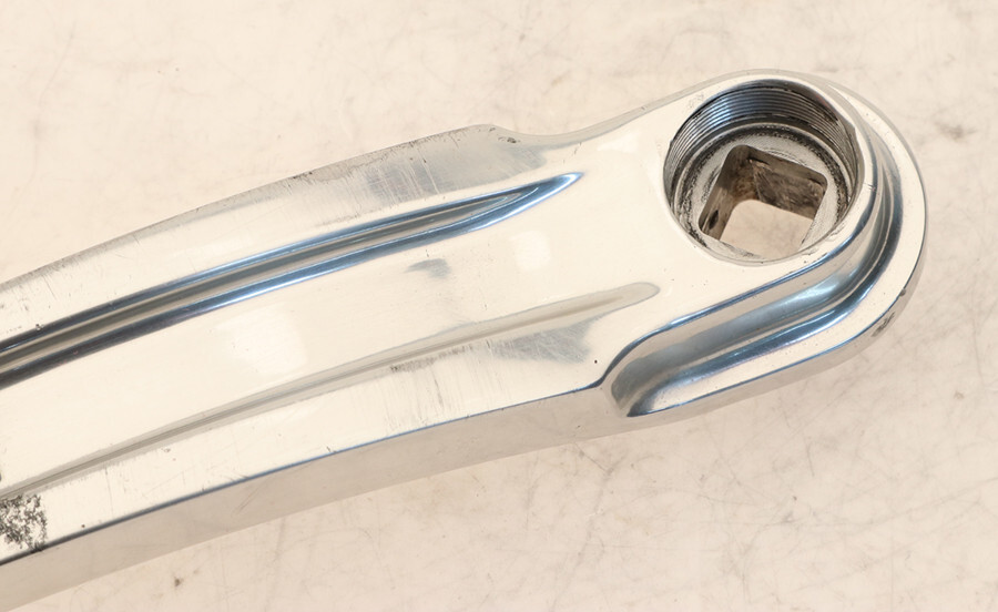 KOOKA クランクチェーンリング付き 90’s Made in USA Kooka Forged MTB Crankset 175mm 94/58 BCD Silver Vintage 90's MTB