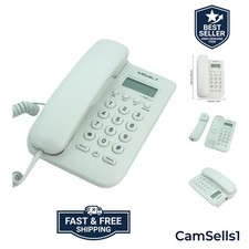 Corded Caller ID Telephone with LCD Display - Perfect for Home Office