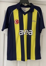 Vintage Fenerbahce Men’s Home Soccer Jersey Alex De Souza #10 Sz Small