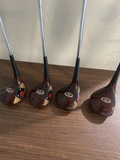 MacGregor Rare Vintage Tourney M1W Persimmon Set Keyhole Face Insert