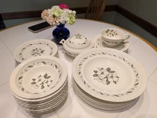 Set 25 pc Steubenville Monticello Cornelia Platter for Herman C. Kupper New York