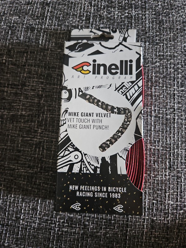 Cinelli Mike Giant Velvet Bicycle Cycle Bike Bar Tape Red