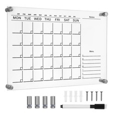 Transparent Message Board Study Whiteboard Acrylic Dry Erase Clear for Wall