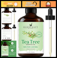 100 Pure Tea Tree Essential Oil 4 Fl Oz - Premium Aromatherapy, Skin Massage