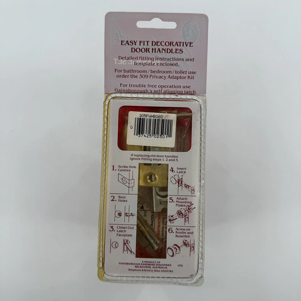 Juego de perillas de puerta Gainsborough interior blanco cerámica latón 30SFHHB6G0 par Foto 4 de 4