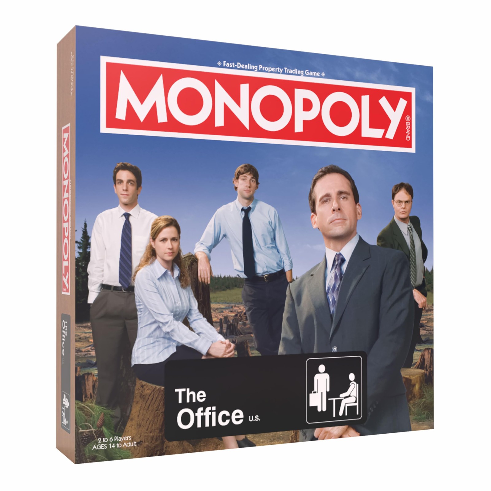 Monopoly: The Office Board Game, Featuring World's Best Boss Mug, Dundee Award,