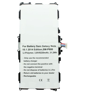 Akku nur passend für Samsung Galaxy Note 10.1 2014 Edition SM-P600 Akku T8220E