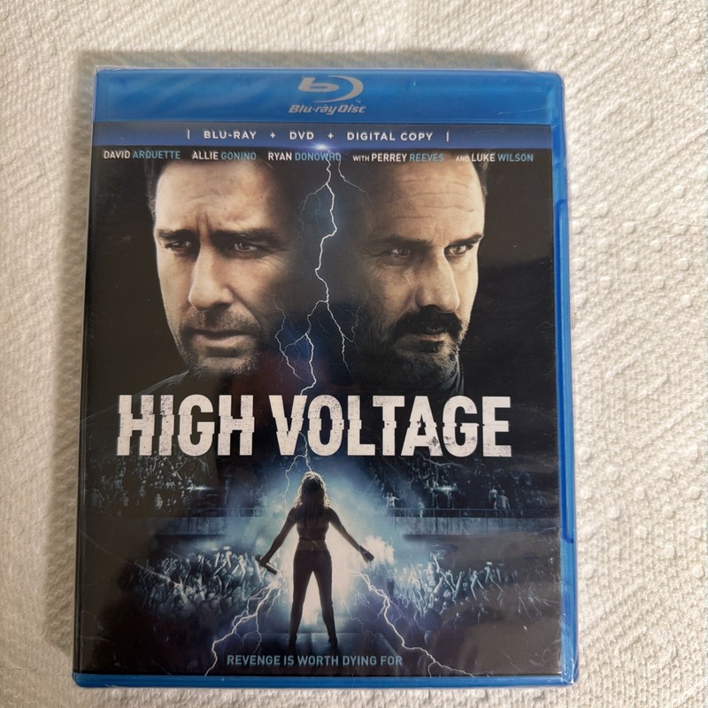 High Voltage Blu-ray DVD Set, David Arquette, New Sealed