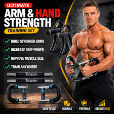 Twister Arm Trainer, Adjustable 5 Resistance Levels Chest  Arm Wor