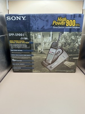 Sony SPP-S9001 High Power Digital 900mhz Cordless Phone Used Open Box