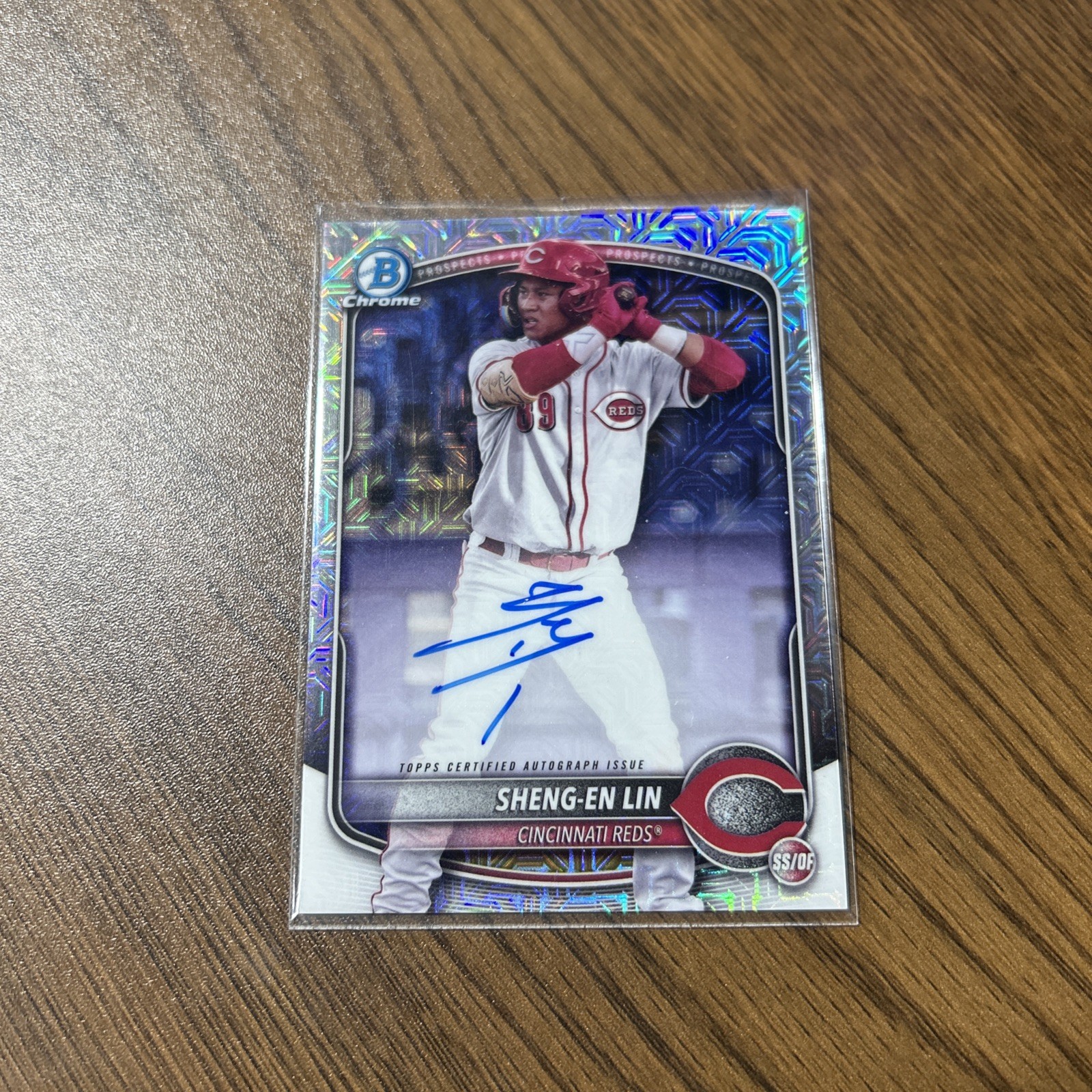 2025 Bowman - Chrome Prospect Mega Box Autographs Sheng-En Lin #BMA-SL (AU, RC)