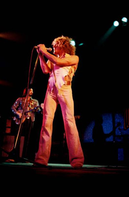 Roger DALTREY and The Who L-R John Entwistle Roger Daltrey perform- Old Photo
