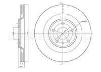 2X Metelli Bremsscheibe 23-1339C FüR Audi